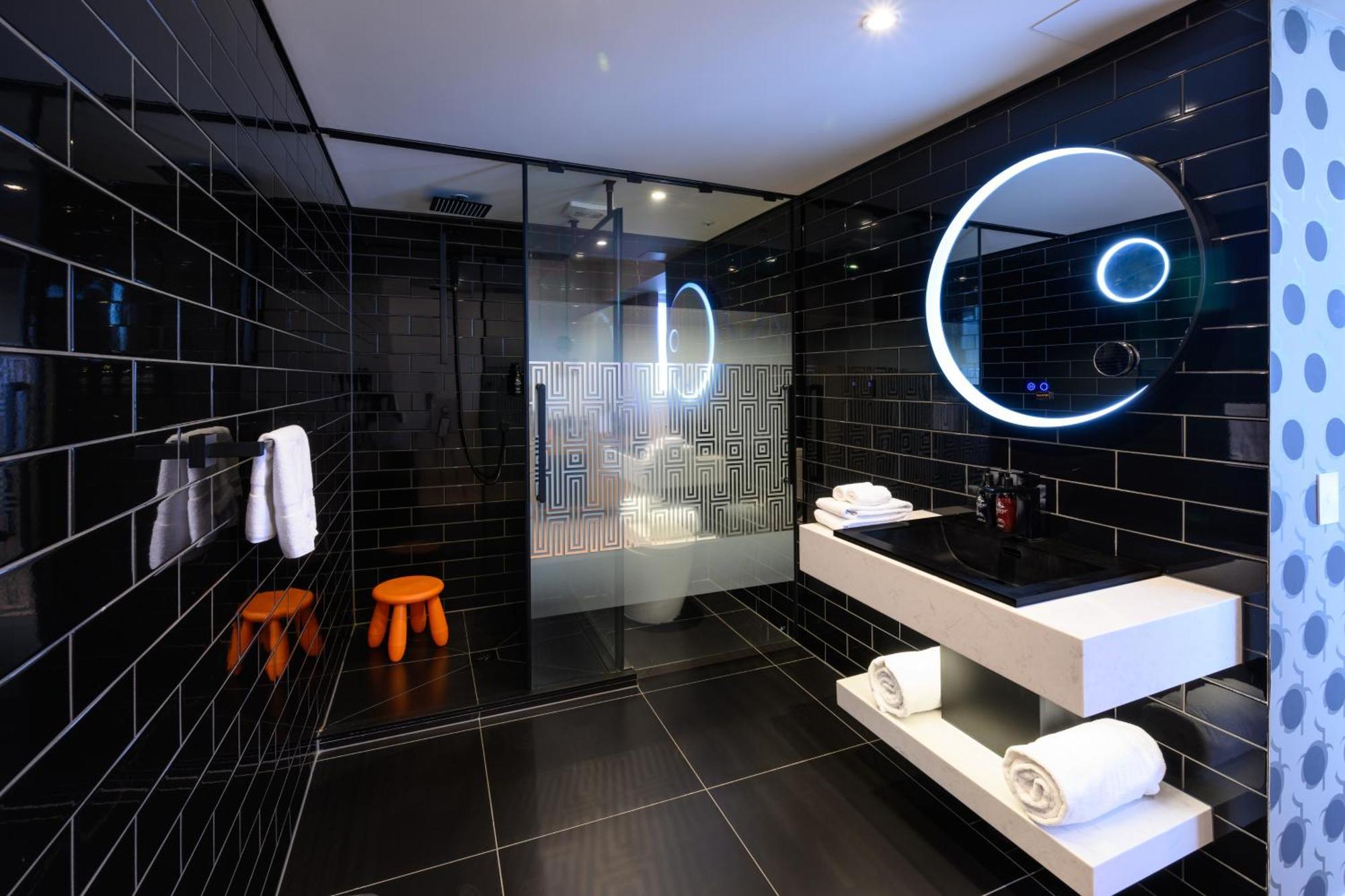 Ohtel Auckland Hotel Kamer foto Bathroom